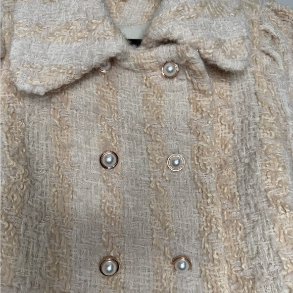 Loveshackfancy Mews Cropped Jacket women 4 wool blend quiet luxury event holiday - Picture 6 of 7